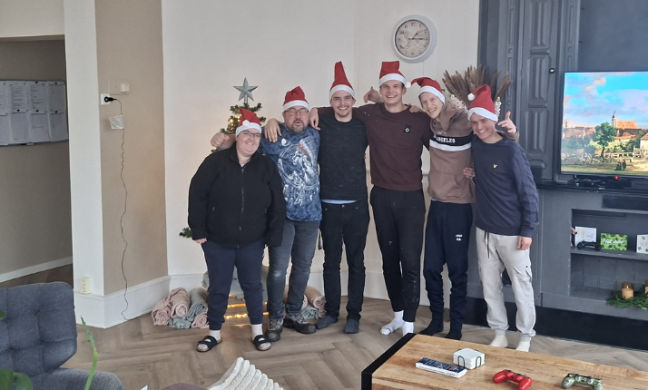 Groepsfoto bewoners maatjeshof